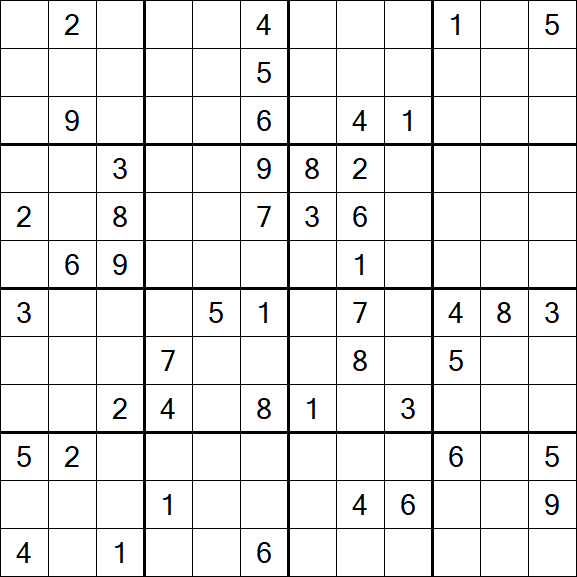 Butterfly Sudoku - Difficile