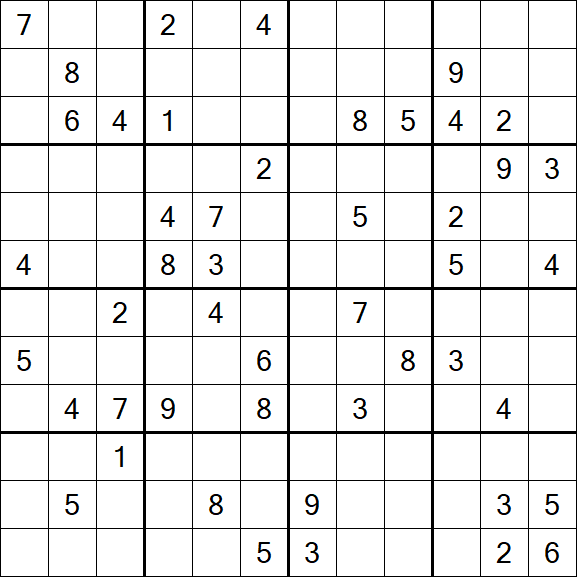 Butterfly Sudoku - Difficile