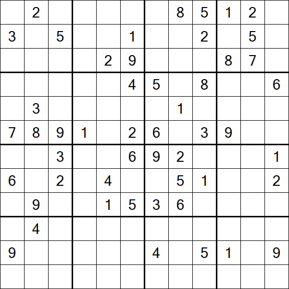 Butterfly Sudoku - Difficile