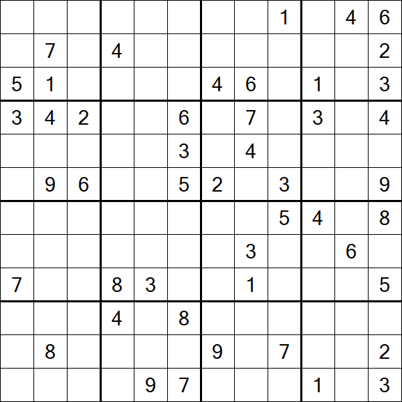 Butterfly Sudoku - Schwierig