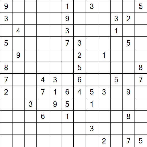 Butterfly Sudoku - Difficile