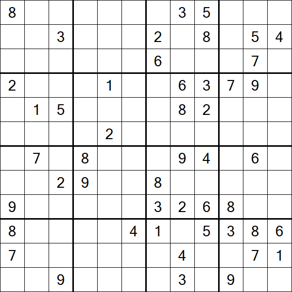 Butterfly Sudoku - Difficile