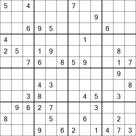 Butterfly Sudoku - Difficile