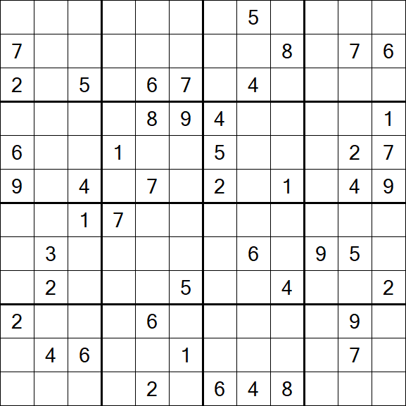 Butterfly Sudoku - Difficile