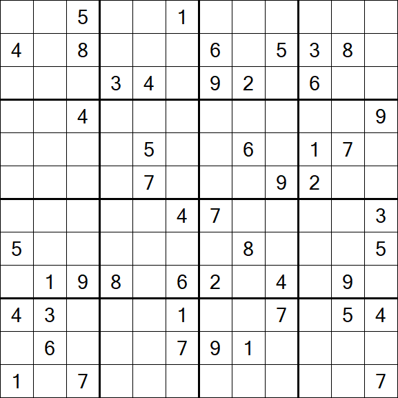 Butterfly Sudoku - Difficile