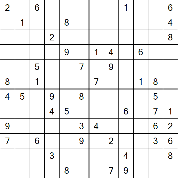 Butterfly Sudoku - Difficile
