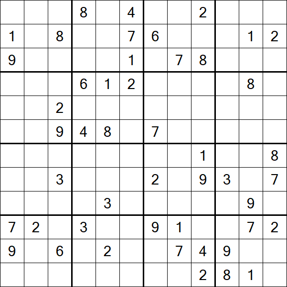 Butterfly Sudoku - Difficile