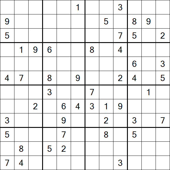 Butterfly Sudoku - Difficile