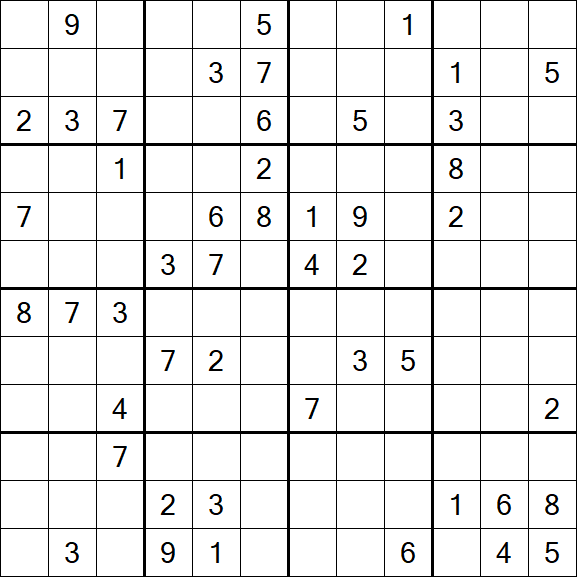 Butterfly Sudoku - Difficile