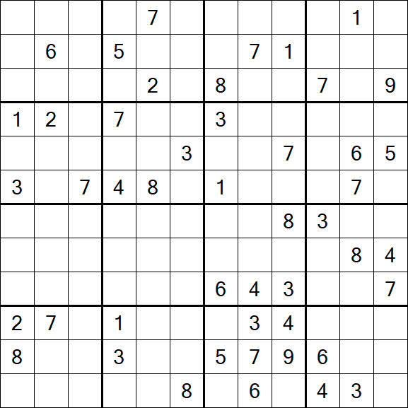 Butterfly Sudoku - Difficile