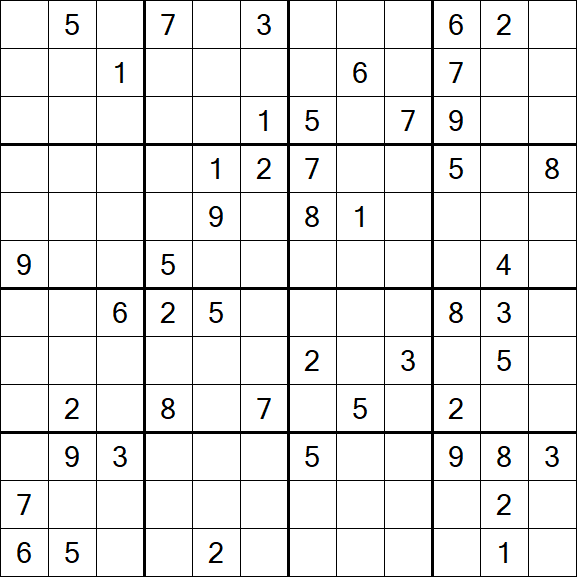 Butterfly Sudoku - Difficile