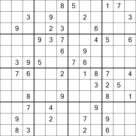Butterfly Sudoku - Difficile