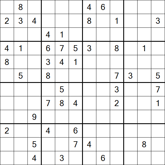 Butterfly Sudoku - Difficile