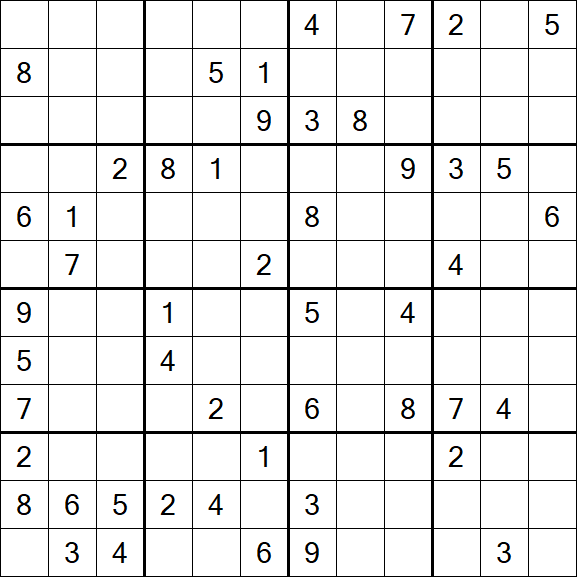 Butterfly Sudoku - Difícil