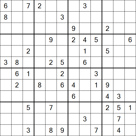 Butterfly Sudoku - Schwierig