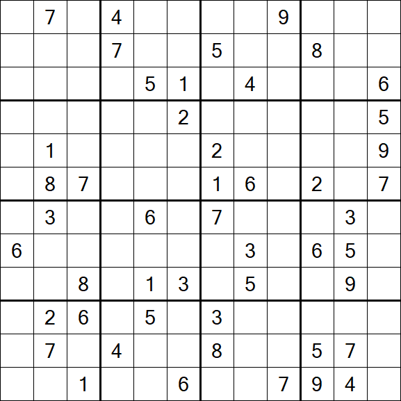 Butterfly Sudoku - Difícil