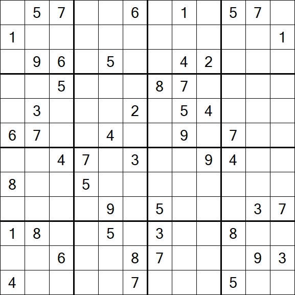 Butterfly Sudoku - Difícil