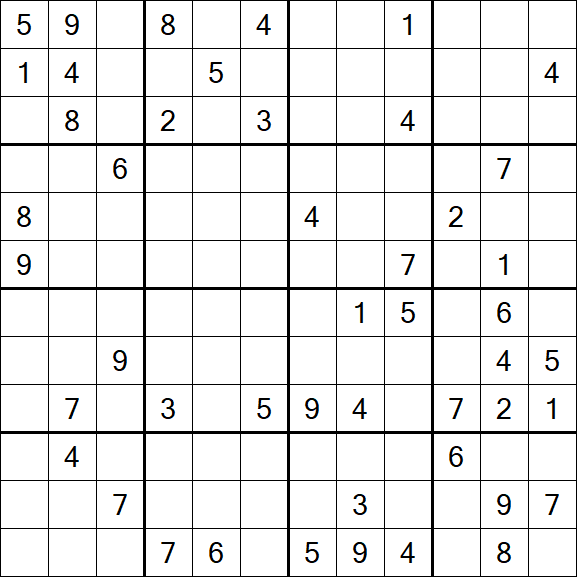Butterfly Sudoku - Difícil