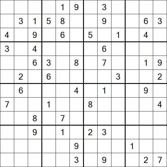 Butterfly Sudoku - Difícil