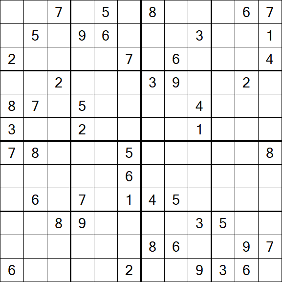 Butterfly Sudoku - Difícil