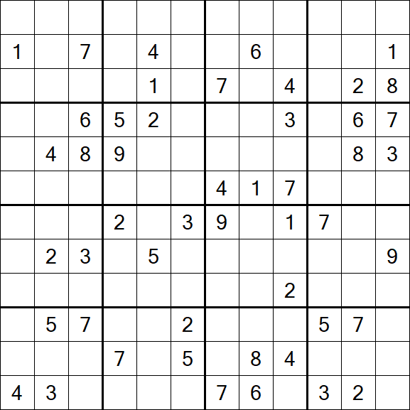 Butterfly Sudoku - Difícil