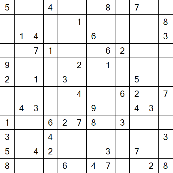 Butterfly Sudoku - Difícil