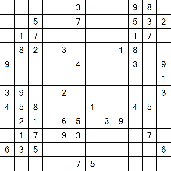 Butterfly Sudoku - Difficile