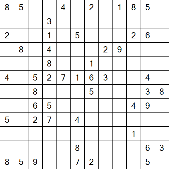 Butterfly Sudoku - Difícil