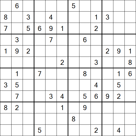 Butterfly Sudoku - Hard