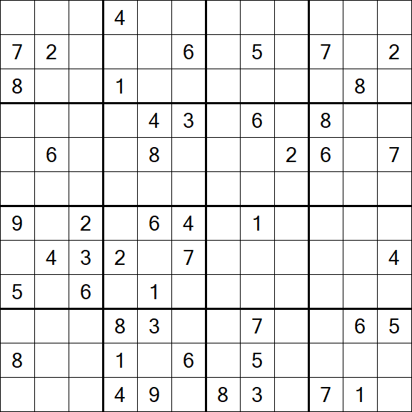 Butterfly Sudoku - Difficile
