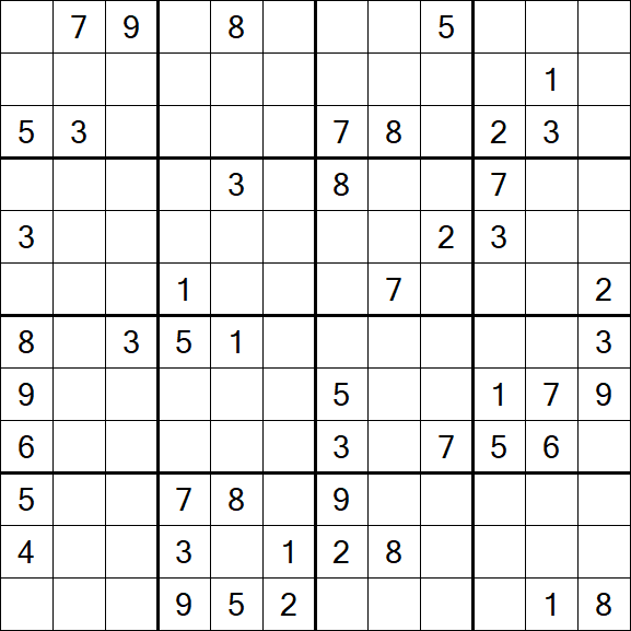 Butterfly Sudoku - Difficile