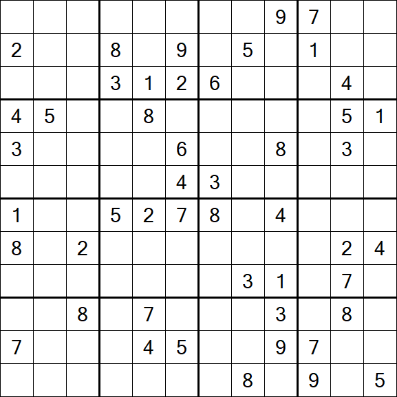 Butterfly Sudoku - Difficile