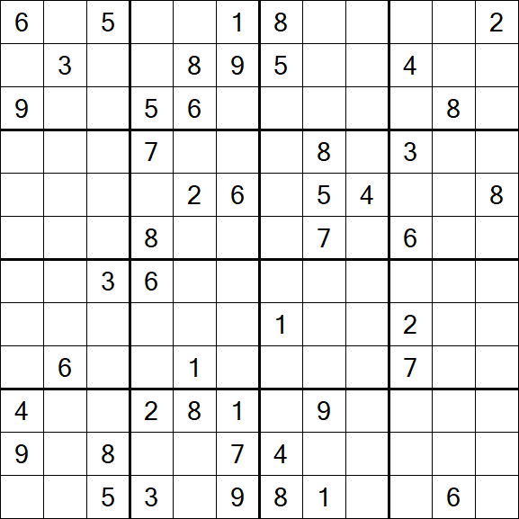 Butterfly Sudoku - Difficile