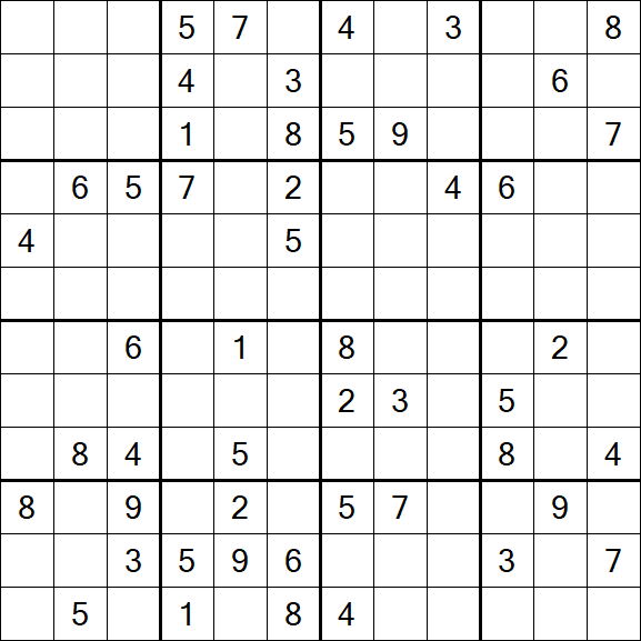 Butterfly Sudoku - Hard