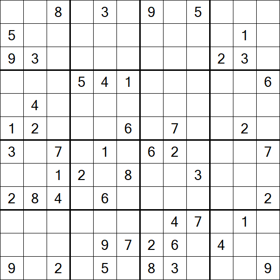 Butterfly Sudoku - Schwierig
