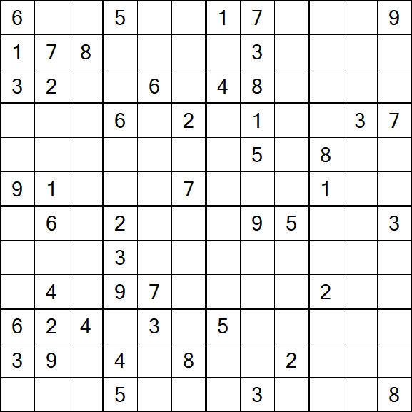 Butterfly Sudoku - Schwierig