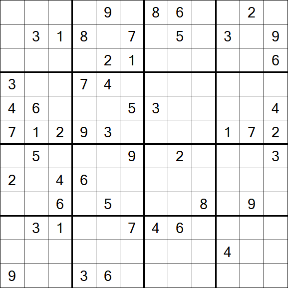 Butterfly Sudoku - Schwierig
