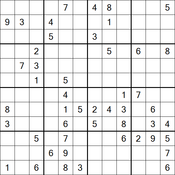 Butterfly Sudoku - Hard
