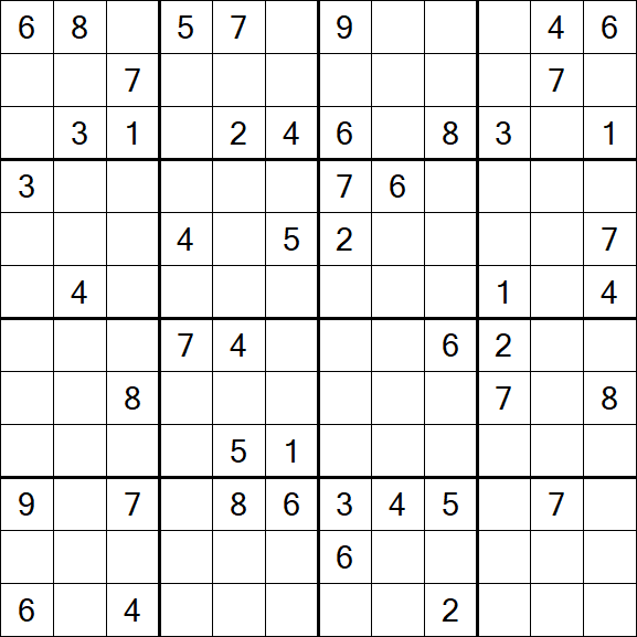 Butterfly Sudoku - Hard