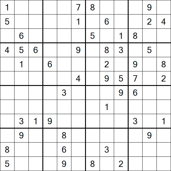 Butterfly Sudoku - Hard
