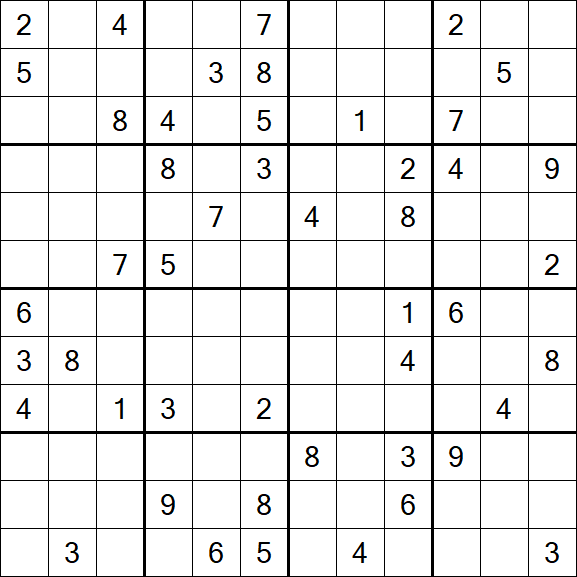 Butterfly Sudoku - Hard