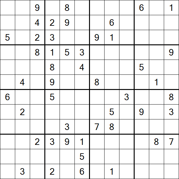 Butterfly Sudoku - Hard