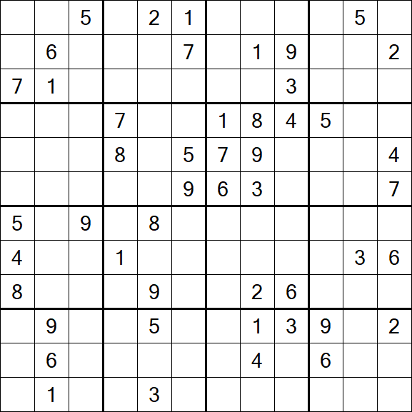 Butterfly Sudoku - Hard