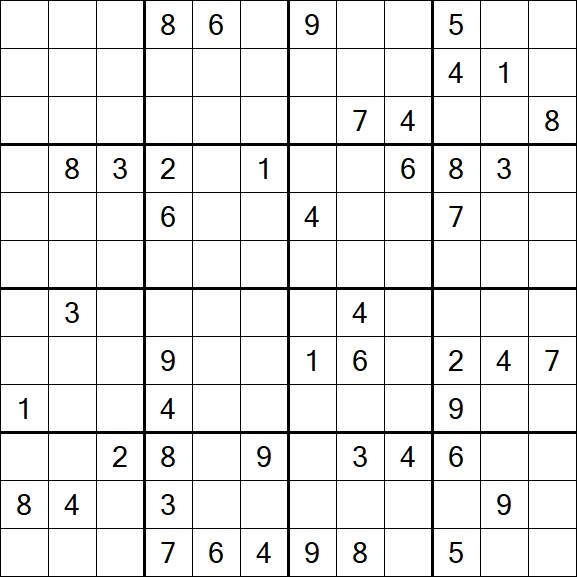 Butterfly Sudoku - Hard