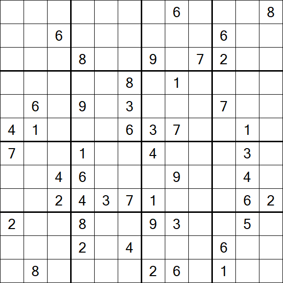 Butterfly Sudoku - Difícil