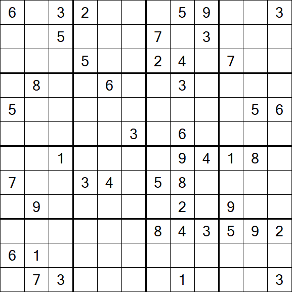 Butterfly Sudoku - Difficile