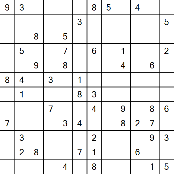 Butterfly Sudoku - Difficile