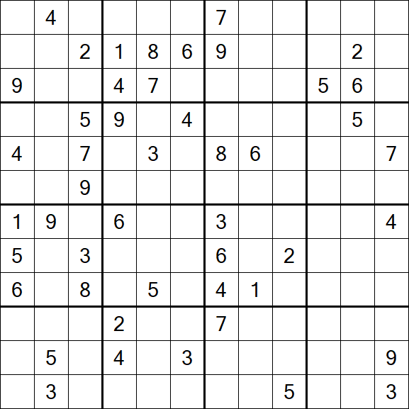 Butterfly Sudoku - Difficile