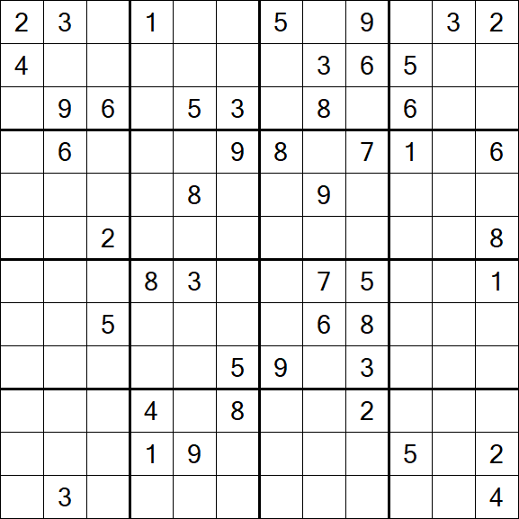 Butterfly Sudoku - Difficile