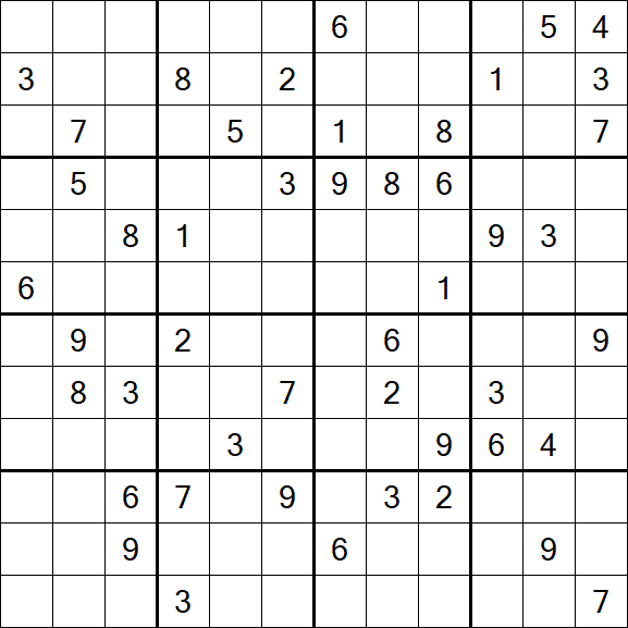 Butterfly Sudoku - Difficile